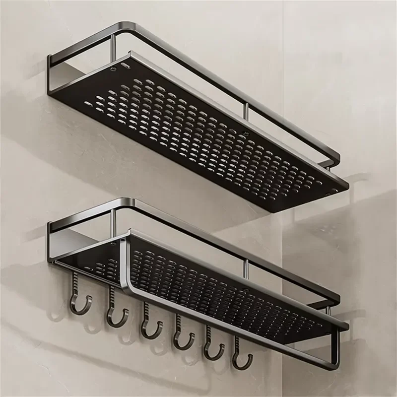 Bathroom Storage Shelf Bathroom Bathroom Toilet Perforation-free Washstandwall Shelf