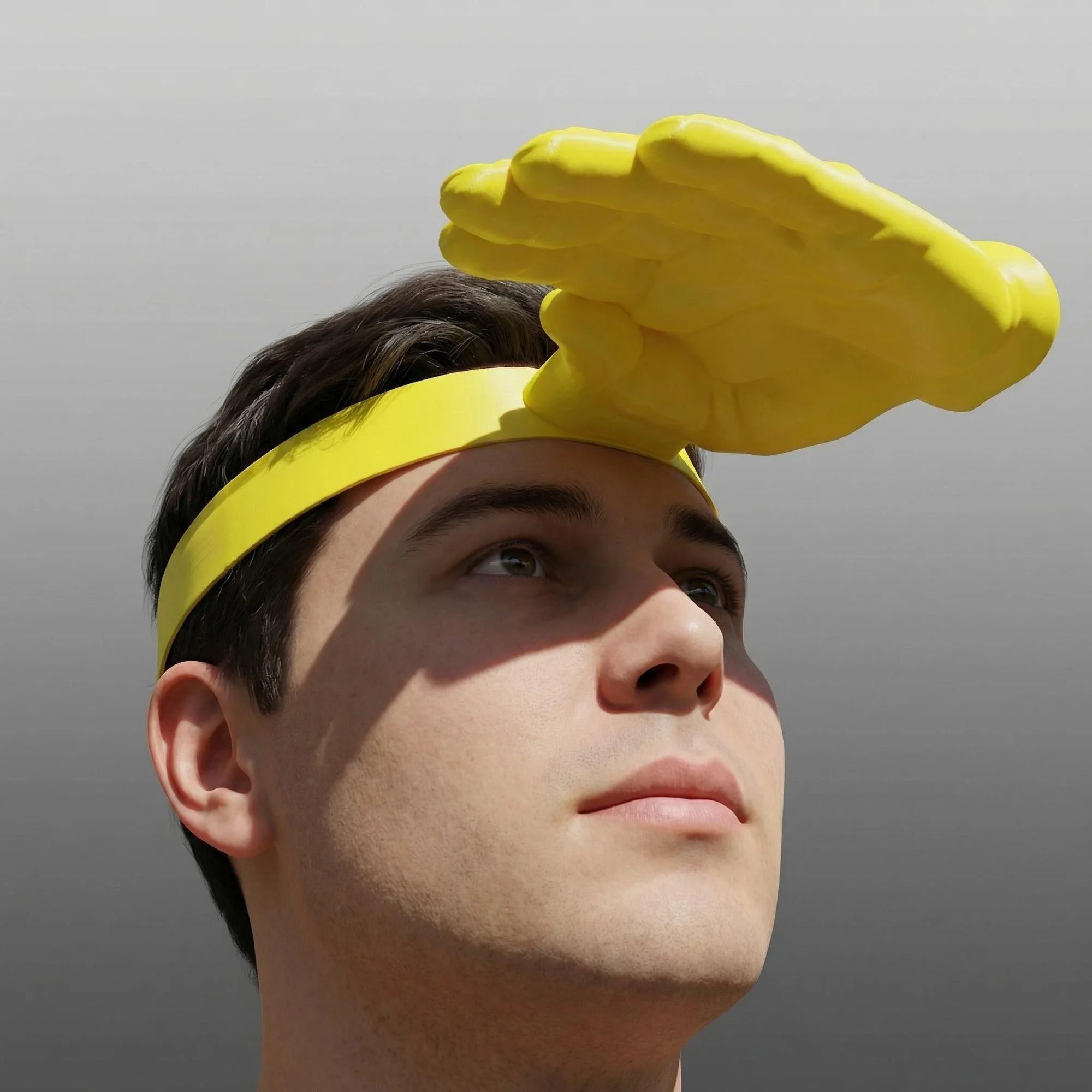 

Creatitive 3D Print Hand Shape Sun Hat Wacky Fun Toy Hat Outdoor Sport Hat