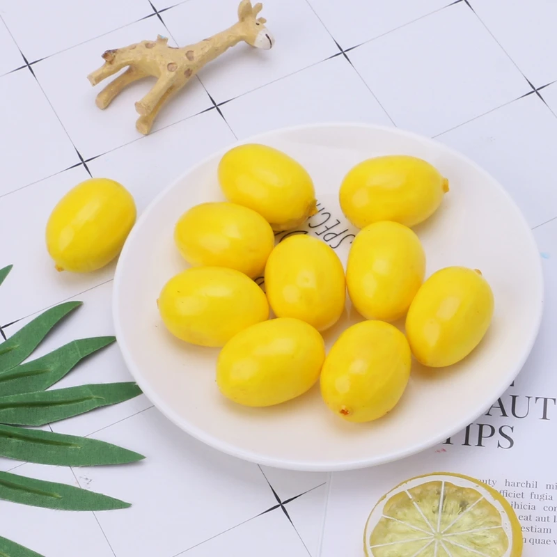 20 pezzi simulazione realistica limone artificiale frutta finta Disply Decorazioni per feste a casa