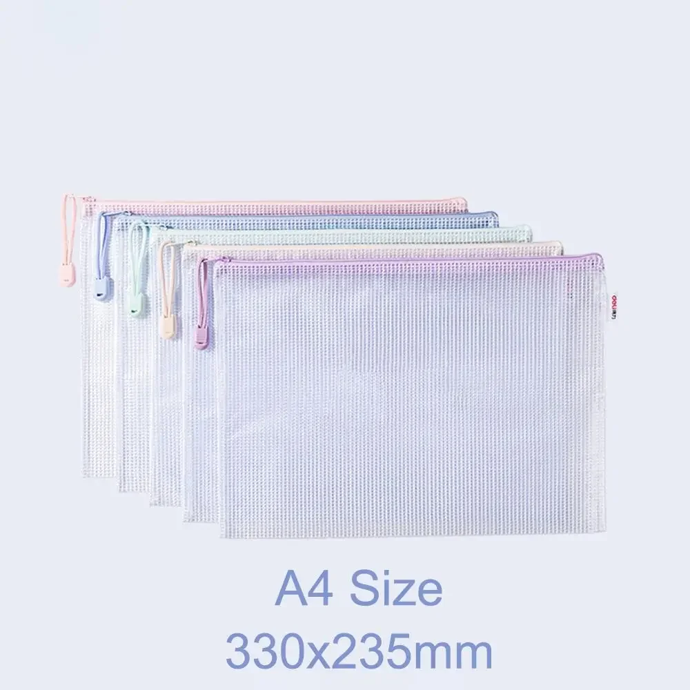 5PCS A4 File Folders Versatile Organize Artifacts File Contract Folders Portable PVC Test Paper Storage Tool