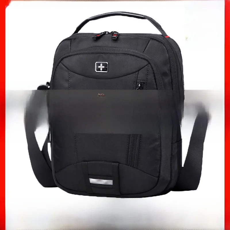 

Повседневная парусиновая мужская сумка через плечо Busin, пригородная сумка через плечо, уличная трендовая мягкая ручка, средний размер для молодежи