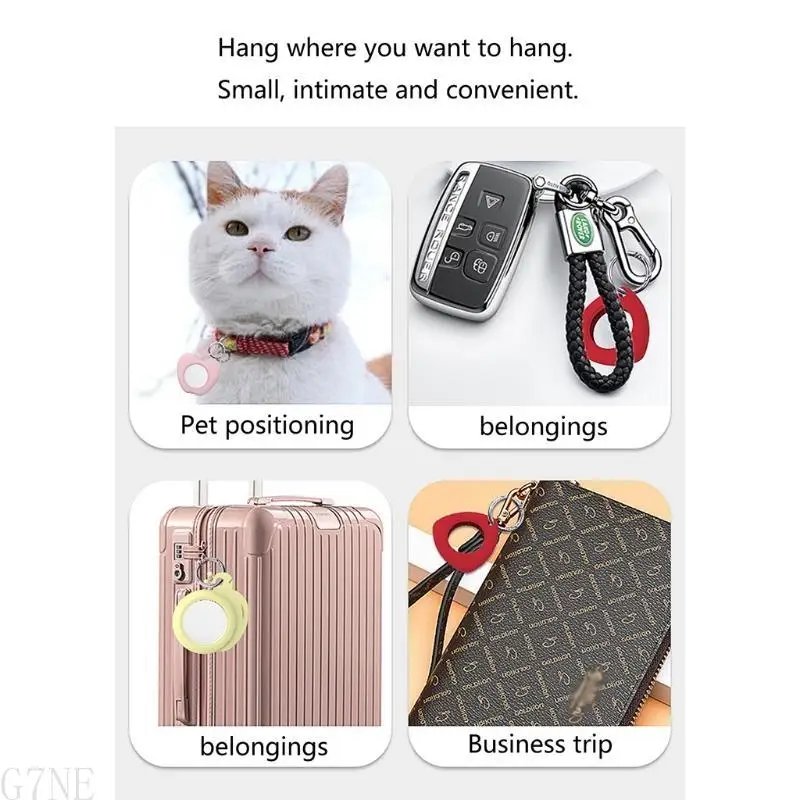 G7NE Multi Color Protector Anti-Drop Anti-Lost Copertura protettiva silicone all-inclusive per custodia per airtags