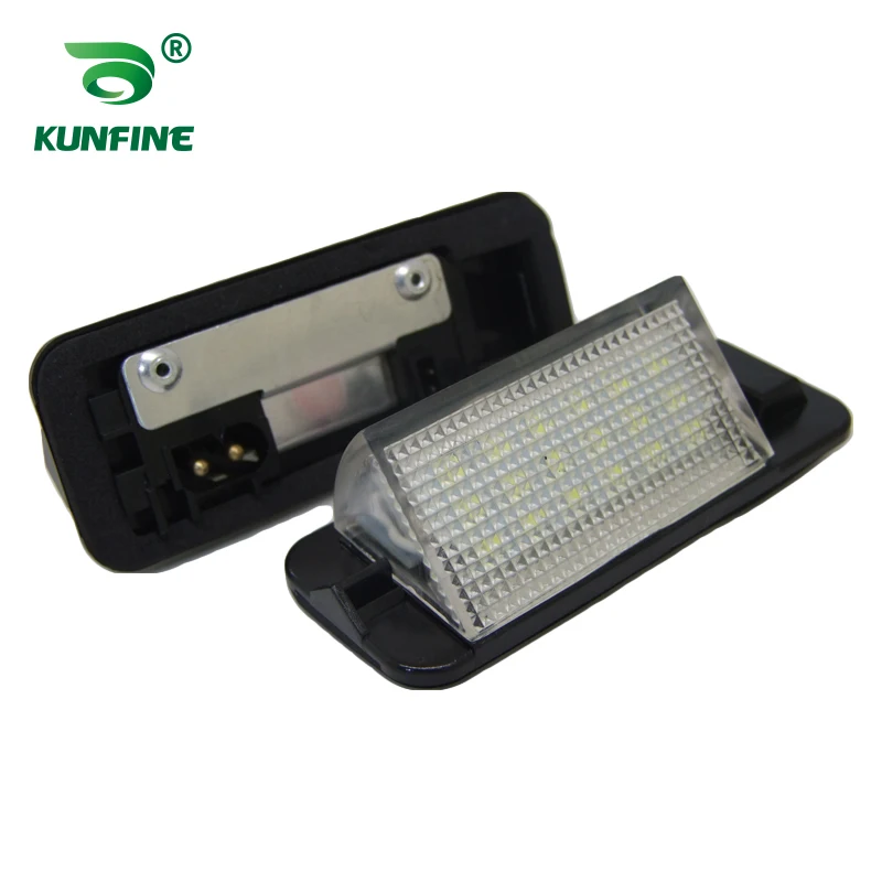 2PCs Car LED Number License Plate Light LED License Lamp For BMW E36 1992 1993 1994 1995 1996 1997 1998 OEM No. 63261387047