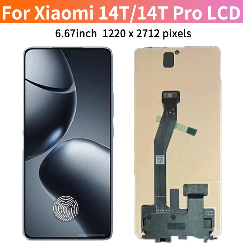Ekran 6,67 "dla Xiaomi 14T 2406APNFAG LCD dla Mi 14T Pro 2407FPN8EG wyświetlacz dotykowy Digitizer dla wyświetlacza Redmi K70 Ultra — zdjęcie produktu 3