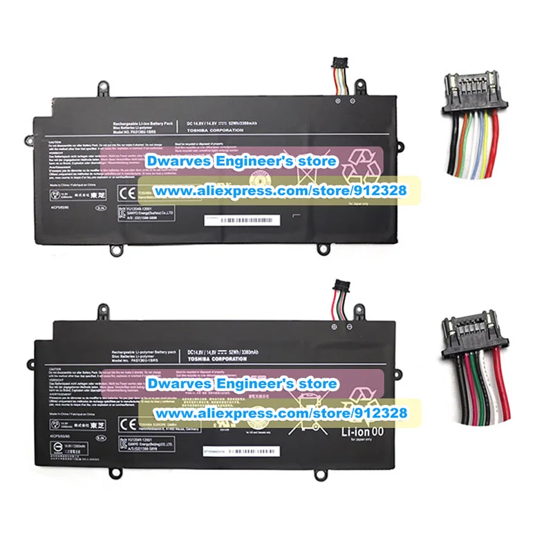 Imagem -02 - Bateria para Toshiba 14.8v 3380mah 52wh Portátil 166 Z30-a Z30-b Portege Z30-c Satélite Z30t-a Z30t-b Z30t-c Original Pa5136u1brs