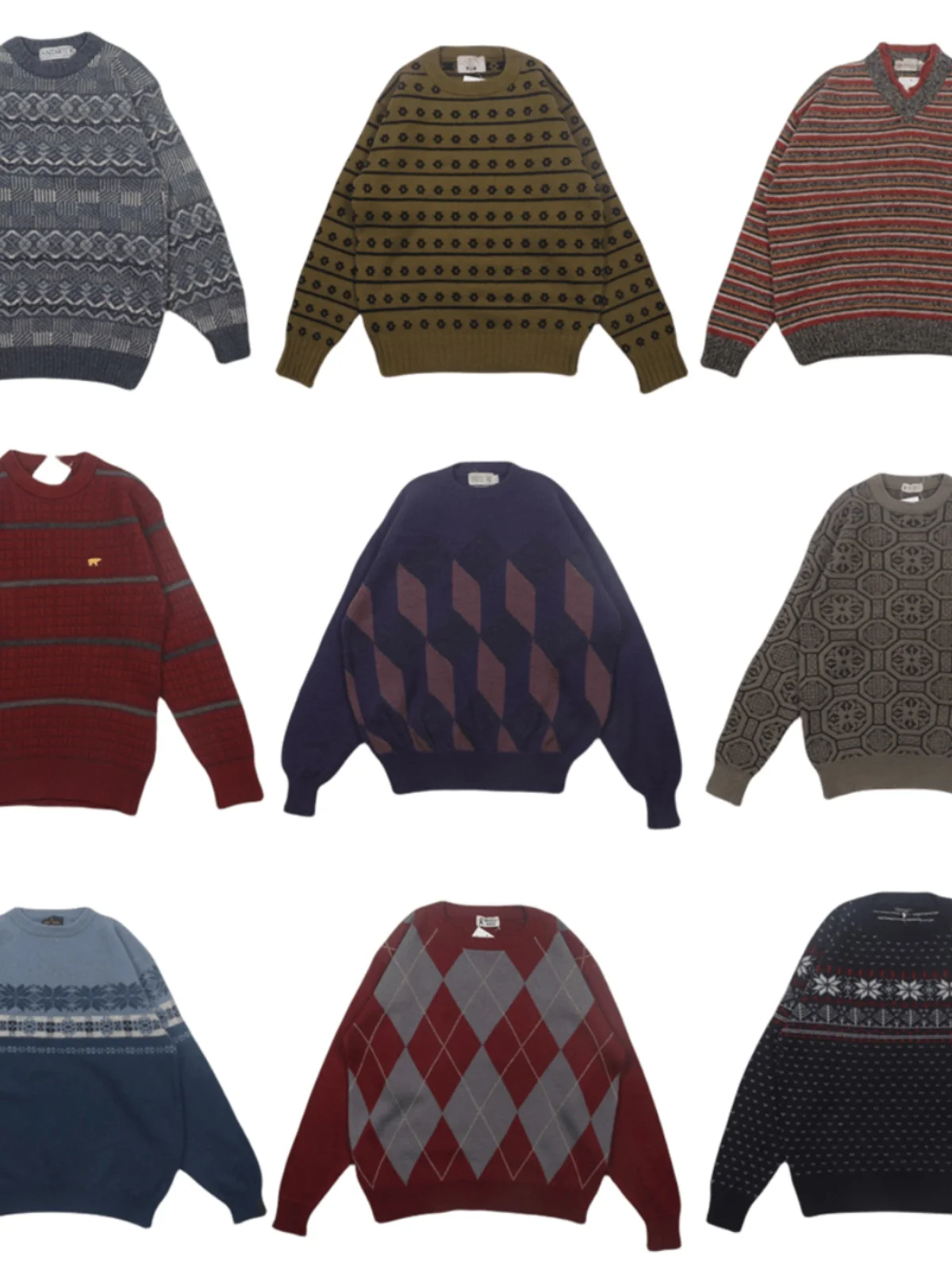 

Винтажный осенне-зимний уникальный шерстяной свитер свободного кроя на пуговицах, классический длинный свек, круглый трикотаж Ne