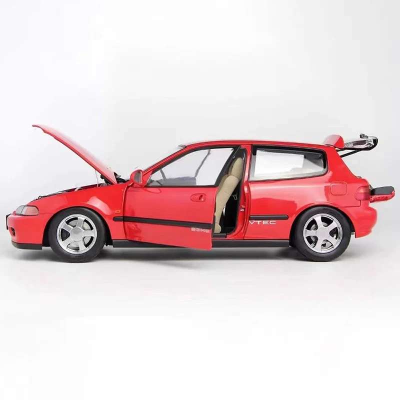 LCD Civic EG6 SIR Simulation Alloy Metal Car Model Collection Decoration 1 18 Adult Gift