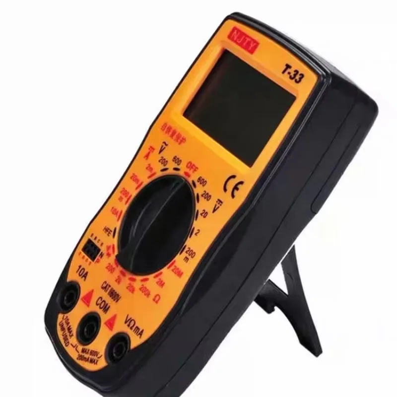 

TOOL High-precision Digital Multimeter T33 Small Anti-burn Digital Universal With Intelligent Electrician