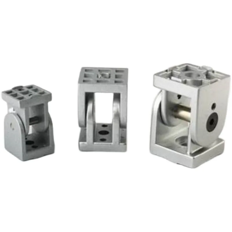 2020 3030 4040 4545 Aluminum Profile Zinc Alloy Movable Hinge Angle Connector Fitting 180 Degree End Link 2PCS