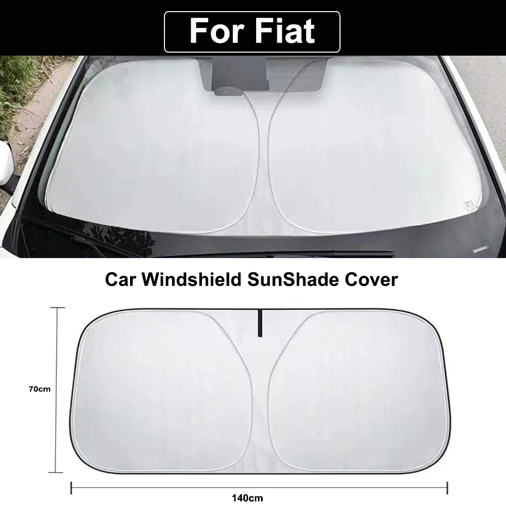 

Car Windshield SunShade Cover for Fiat Toro Qubo Tipo Aegea Doblo Panda Anti UV Car Accessories