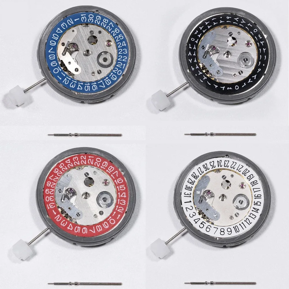 China NH35 Watch Movement 3/6 O'clock Black/White Calendar Replacement Japan Nh35 Mechanical Movement Watch Accessories DIY Part