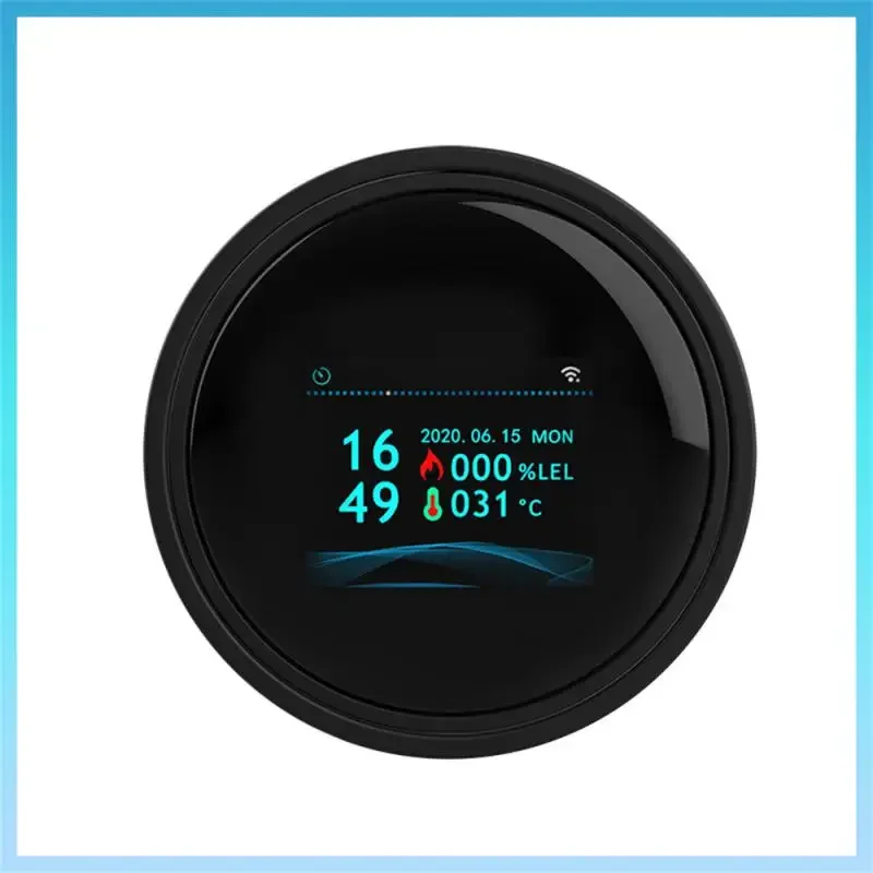 เครื่องตรวจจับแก๊สรั่วอัจฉริยะ Tuya Wifi Smart Natural Gas Alarm Sensor LED Digital Gas Smoke Alarm ทํางานร่วมกับ Smartlife