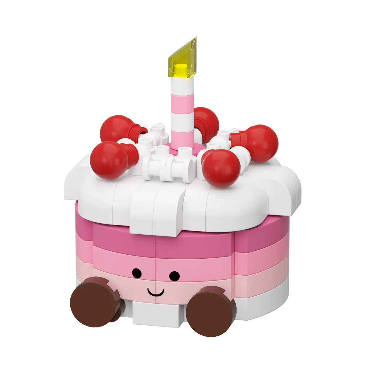 

Мини-торт, набор строительных блоков MOC, украшение для свечи на день рождения, микрокирпичи, домашний декор, креативные игрушки «сделай сам», для взрослых, детей, подарок для девочек