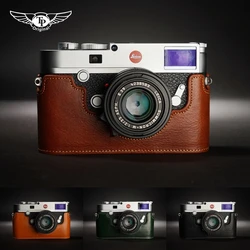 High Quality Handmade Genuine Leather Half Case Bag Body BOX Case for Leica M10 M10P M10R Camera Body Protective
