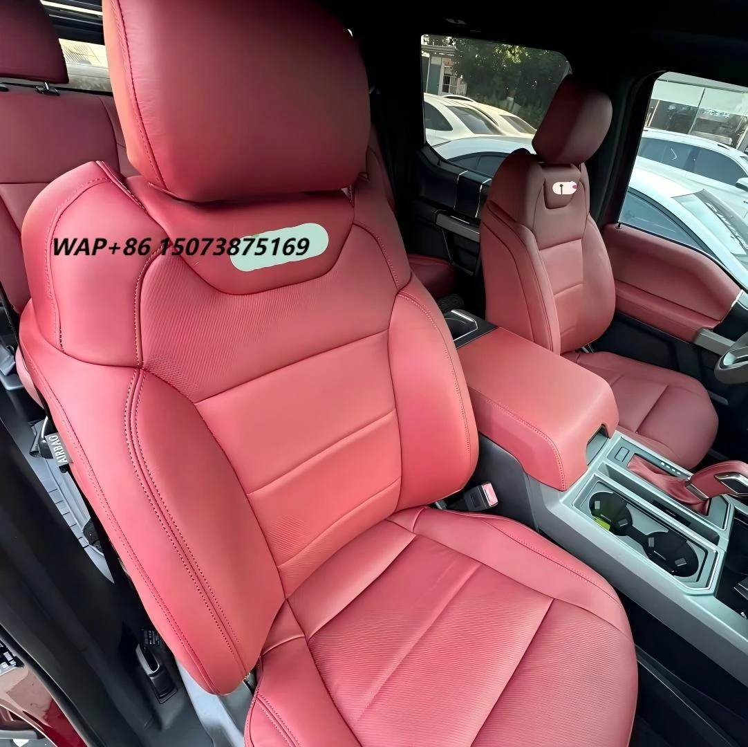 OEM Designed Custom Car Leather Seat Cover Suitable for Raptor F150F350 F450 Silverado Dodge RAM 2002-2025