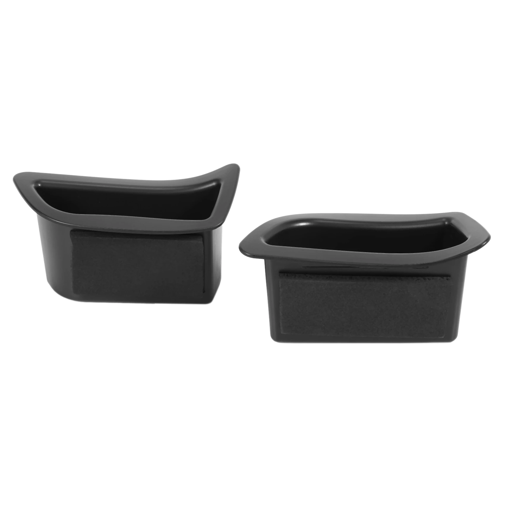 2Pcs/Set Black Front Door Handle Storage Box Container Holder Tray Car Accessories for V40