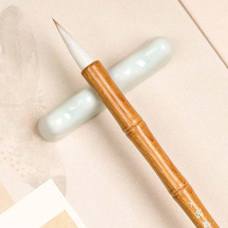 Small Regular Script Calligraphy Brush Mixed Hair Writing Brush for Beginner Chinese Calligraphy Traditional Painting Practice