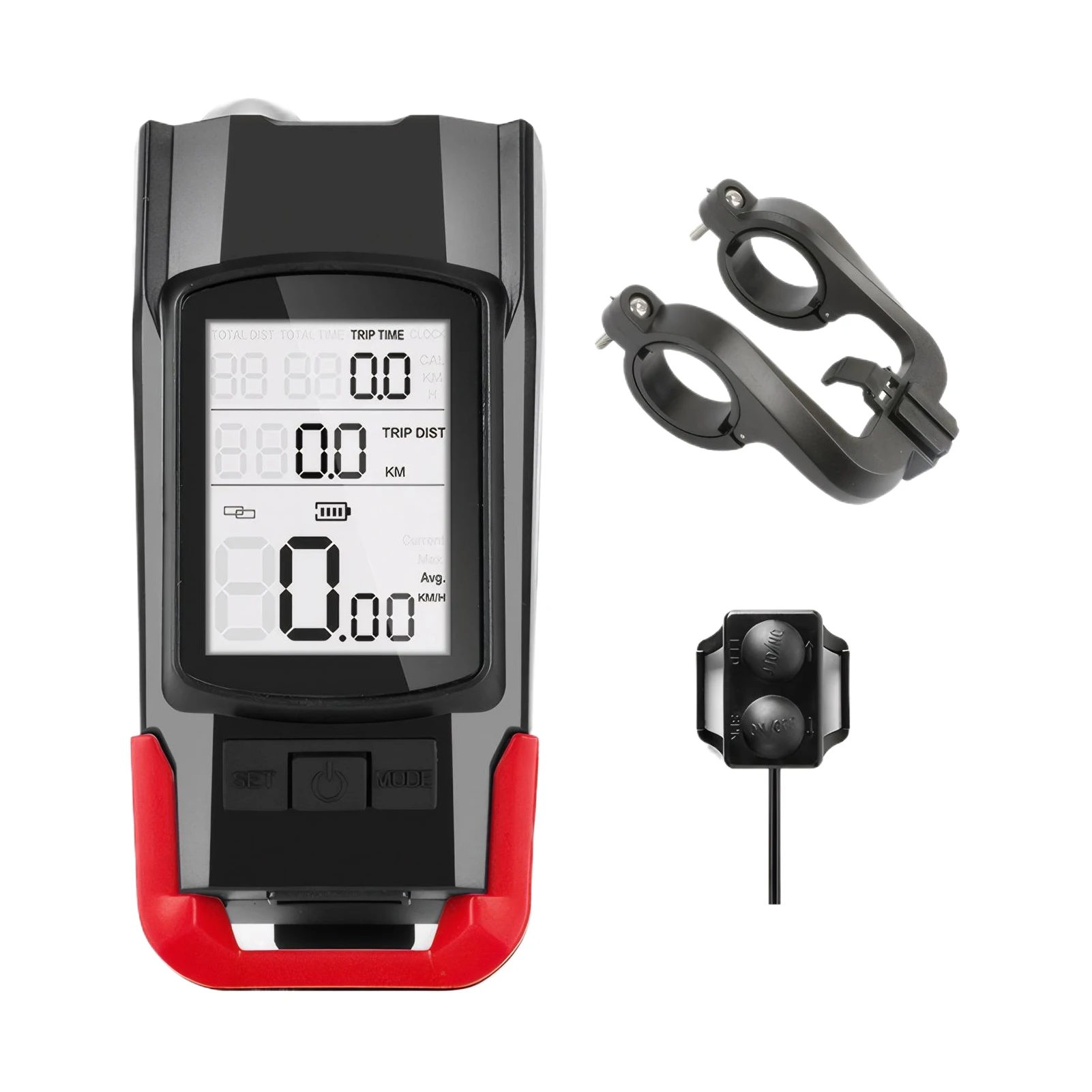 Improve Riding Experience With Bicycle Speedometer Built-in Electric Horn And Light Automatic