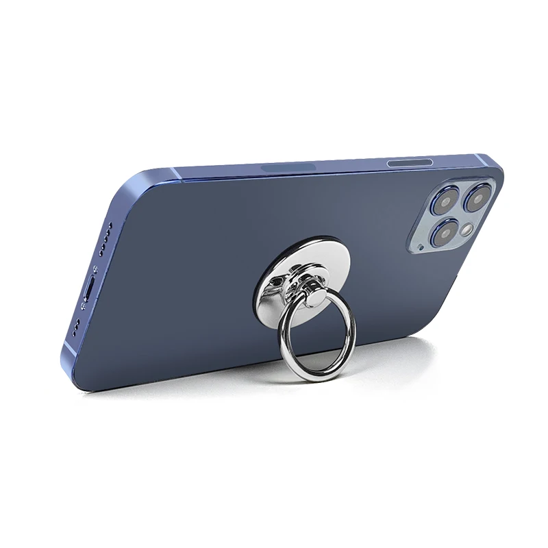 Ultradünner Metallring für Handyhalter, Aufkleber auf der Rückseite, Halterung, 360-Grad-Drehung, kompatible Smartphone-Hülle für iPhone Xiaomi – Detail 8