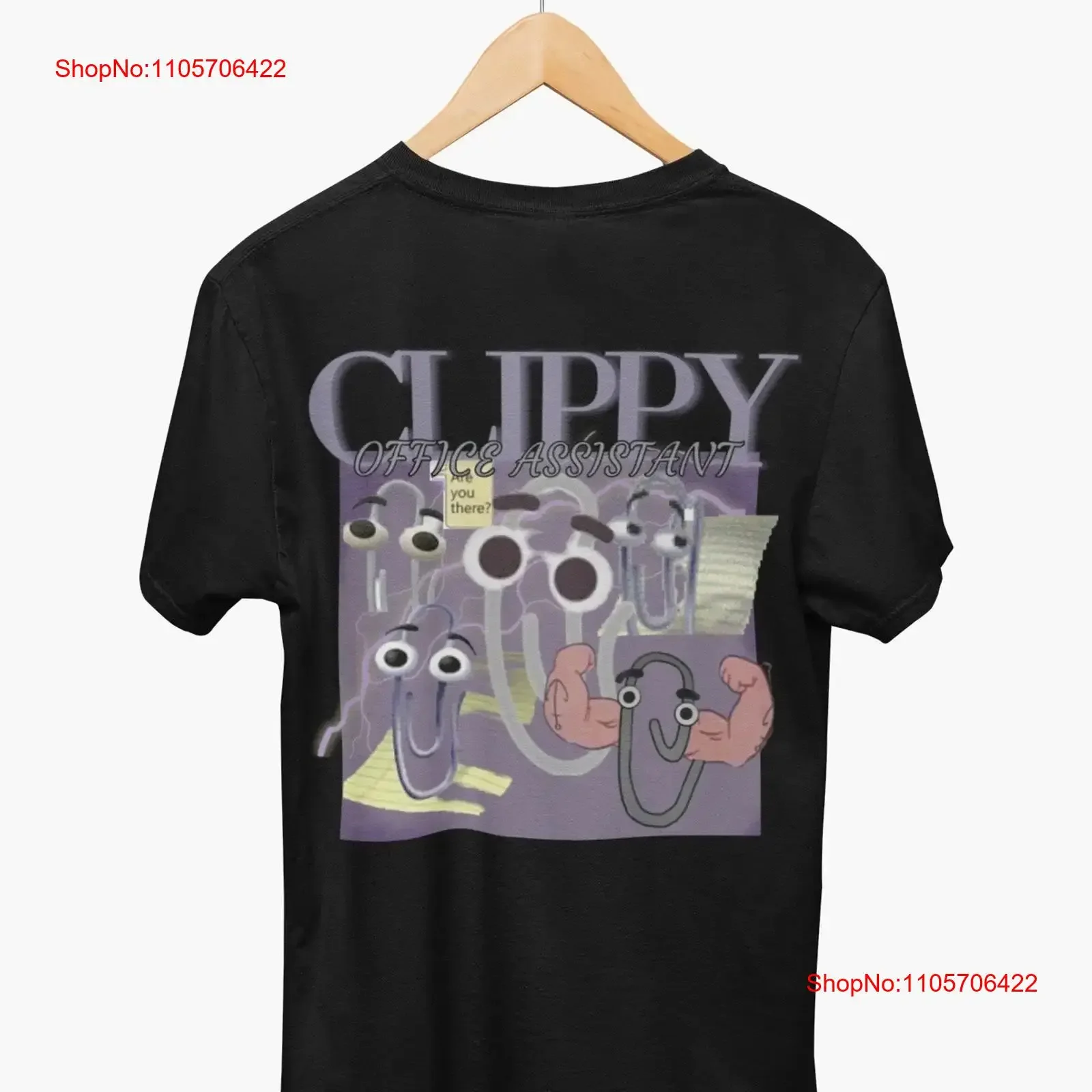 Clippy Office Assistant Vintage T Shirt Bootleg Hip Hop Tour 90s Nostalgia Classic Rap 1990s Computer vintage Washed fashion