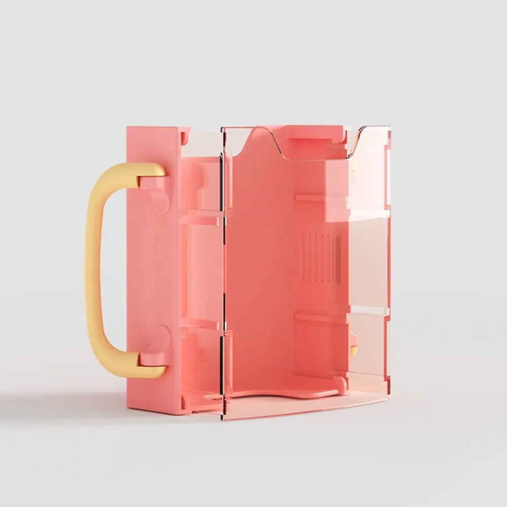 

Milk Box Kids Juice Box Holder Self-Help Food Storage Water Cup Tool Adjustable Handles Drinking Storage Box Juice Bottle
