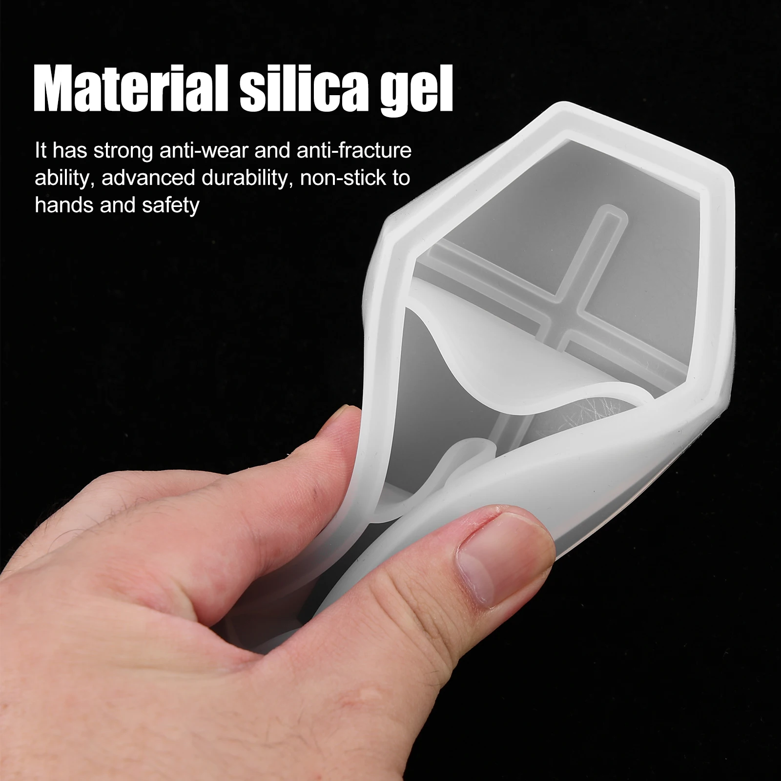 

1 Set Coffin Shaped Storage Box Mold Diy Silicone Mold For Jewelry Organizer Display Container Crafting Tool Manual Crafts Molds