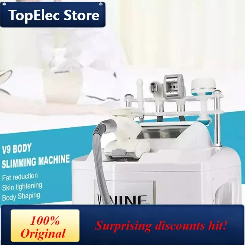 TopElec Vela Shape V9 Vacuum RF Slimming Machine Weight Loss Skin Tightening Face Lifting Machine