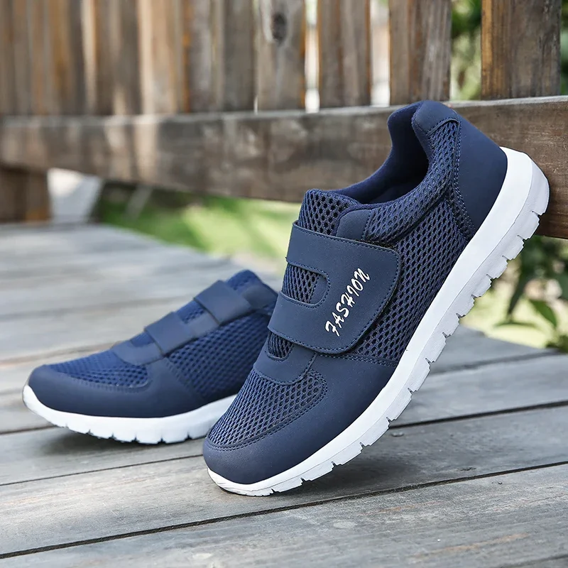 Men Mesh Sneakers Breathable Sport Running Jogging Shoes Comfort Walking Lightweight Flats Vulcanize Tenis Shoes Footwear