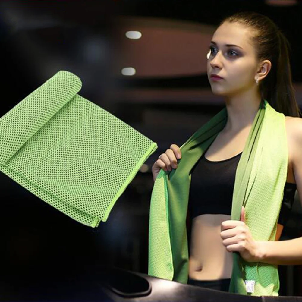 

3Pcs Cooling Towels Ice Towel Cold Towel Sports Workout Yoga Gym Fitness Neck Summer Travel Set Sky Blue Light Green Rosy