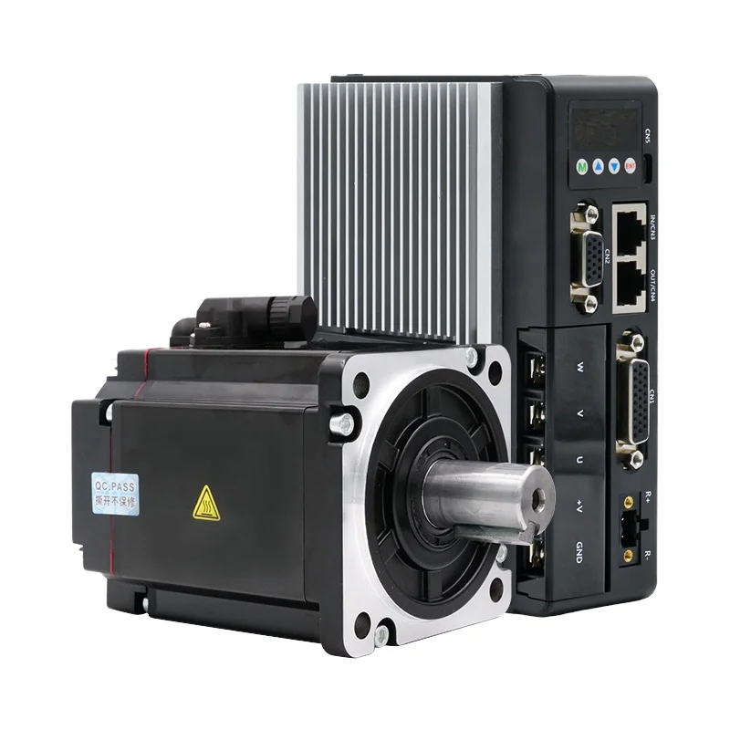 

Taili 80ST-M02430 AC Servo Motor 80mm 750W 220V 2.4nm Torque 3000rpm Speed with Driver