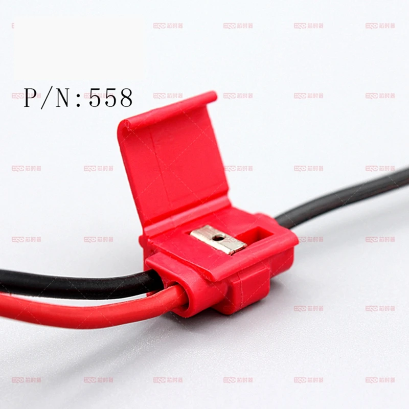 10/100PCS Original US 558 Self-stripping Electrical Tap Connectors Fast Wiring Clamps Buckle for Efficient Cable Managements