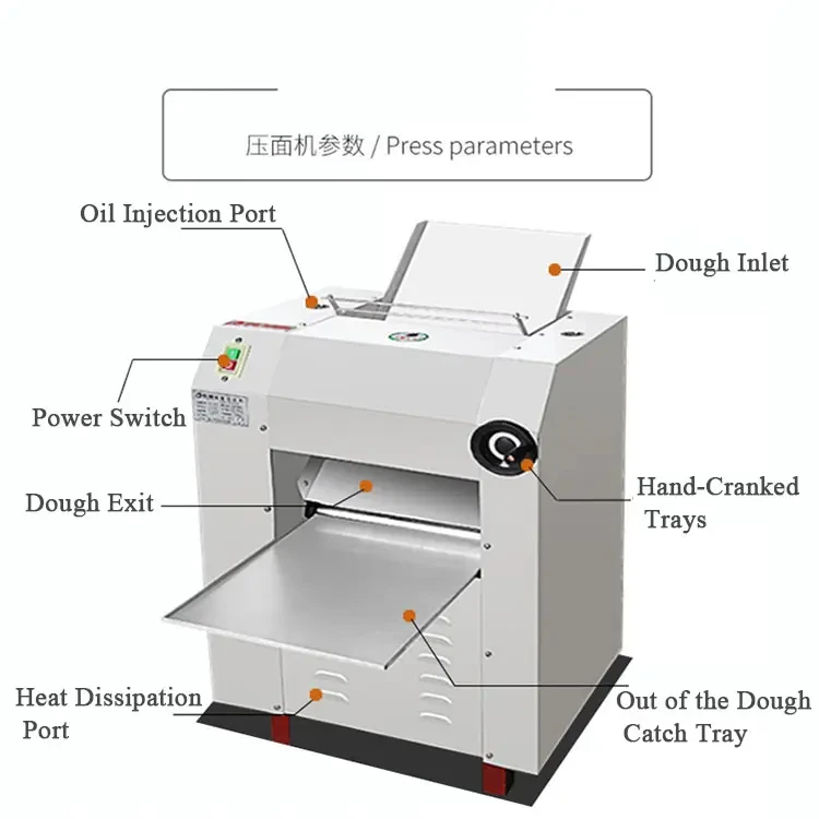 Automatic Laminadora De Masa Somerset Croissant Part Price Dough Roller Sheeter