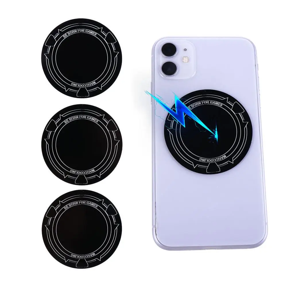 Stiker Stiker Pendingin Radiator Magnetik Pendingin Game Pelat Logam Termal Pelat Pendingin Logam Radiator Ponsel