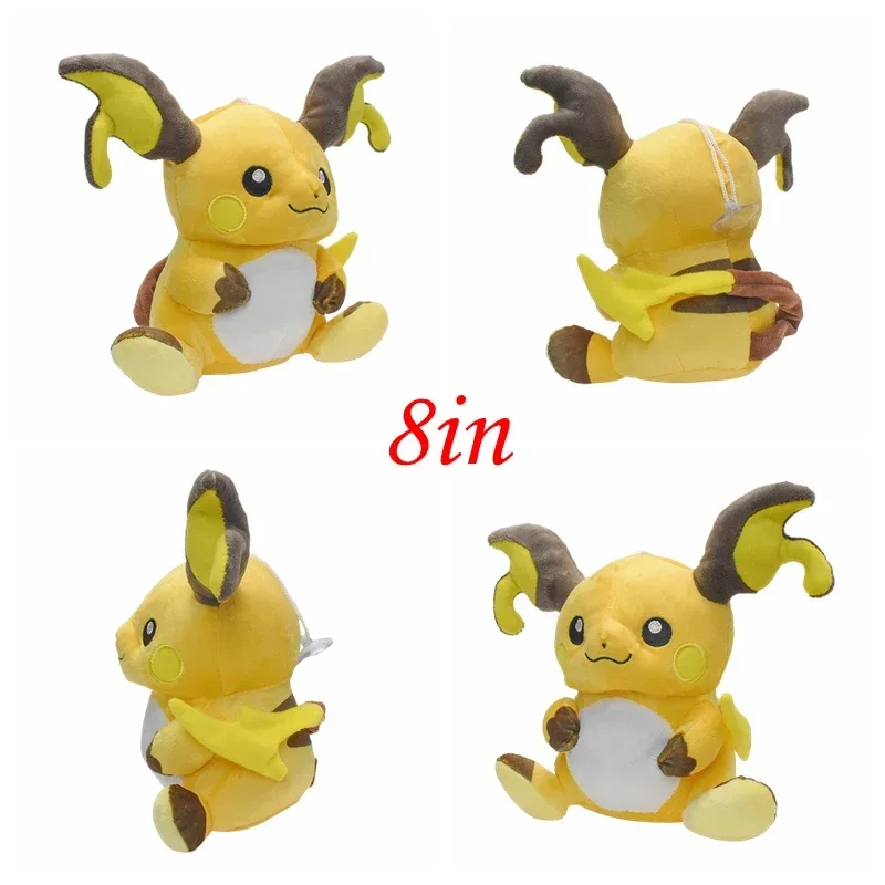 Neues Pokemon Plüschtier Alolan Vulpix Ninetales Sprigatito Mimikyu Cubone Porygon Garchomp Lapras Porygon Gefüllte Peluche Puppe