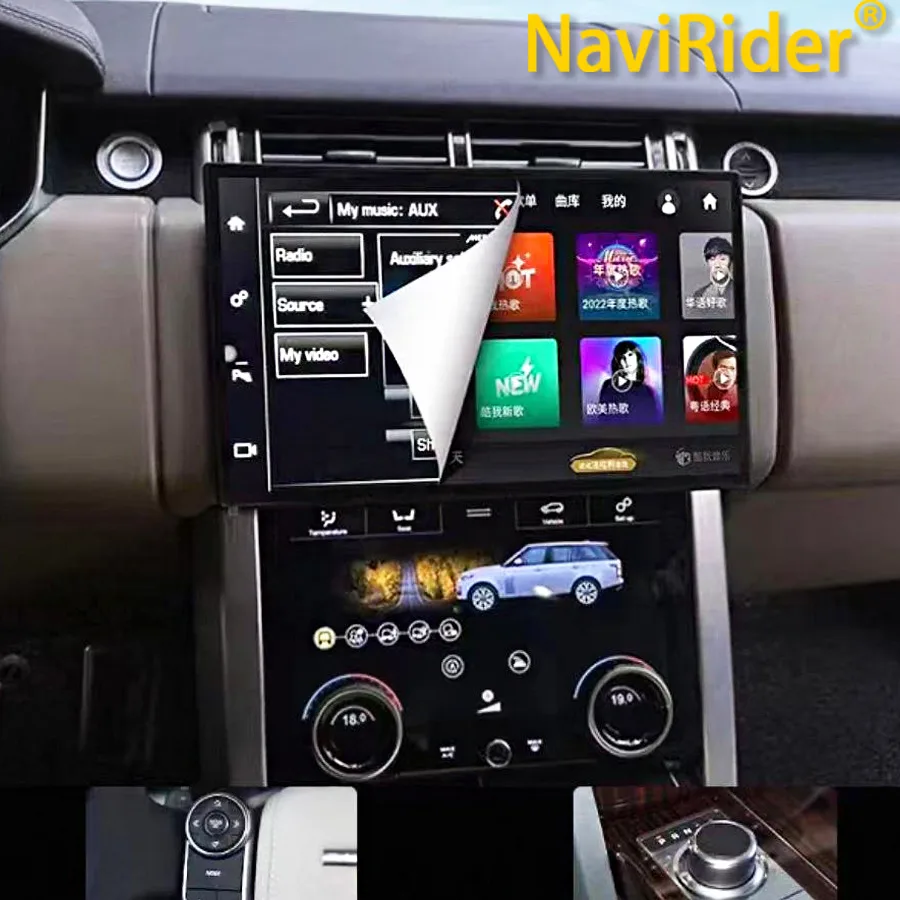 For Land Rover Range Rover Vogue L405 Sport L494 2013-2017 Car Radio 13inch Android 15 Multimedia Player Carplay AC Panel Screen