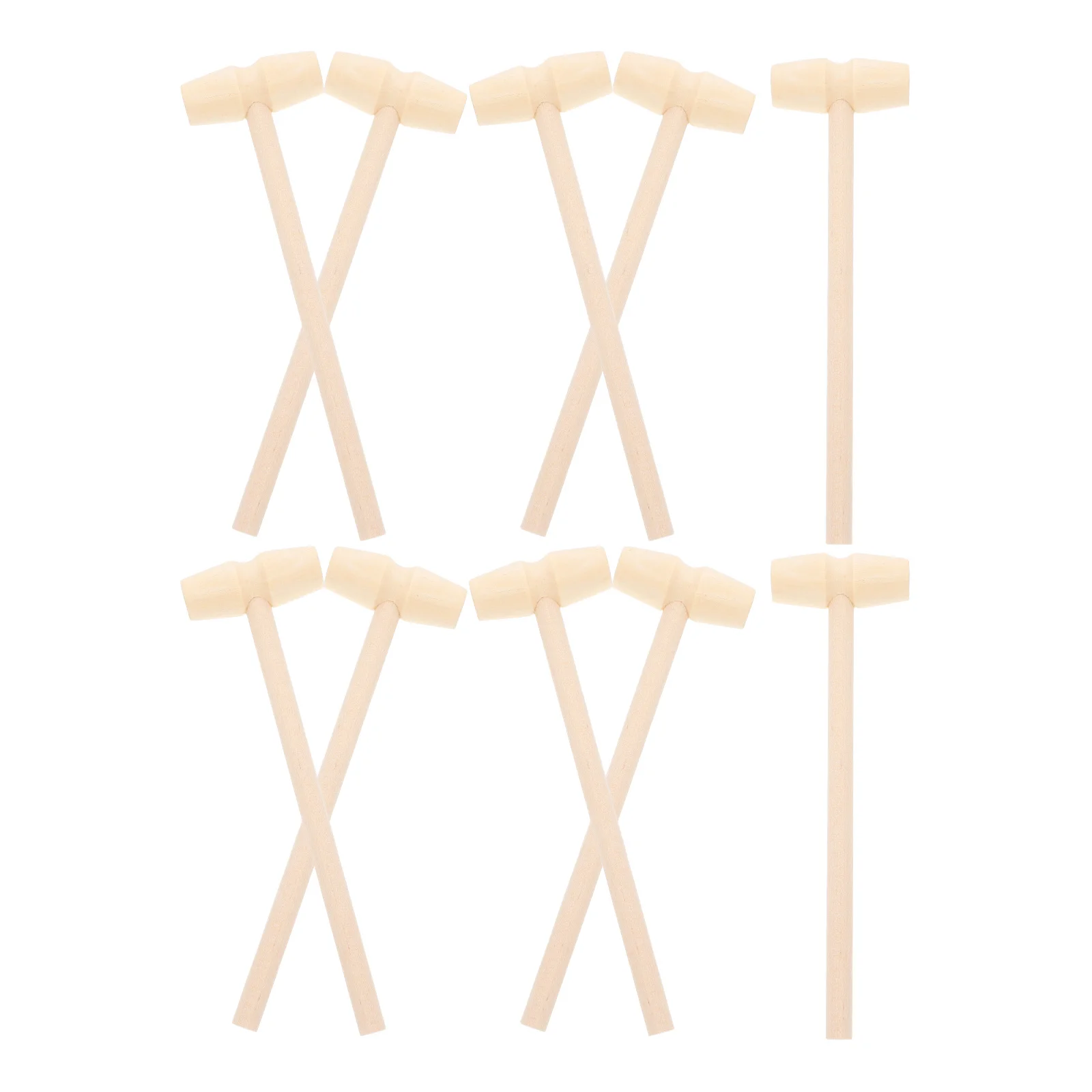 10 قطعة مطرقة مطرقة خشبية فاز الطفل للتنسيق بين اليد والعين لعبة قصف الرضع التعليمية الخشب يطرق للأطفال الصغار #1