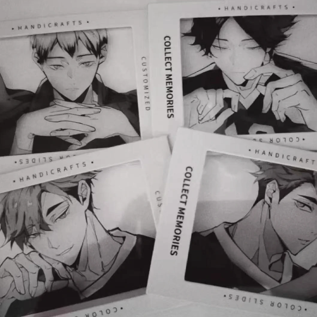 4Pcs/Pack 2025 Anime Merch Fans Collection Character Card Birthday Gift