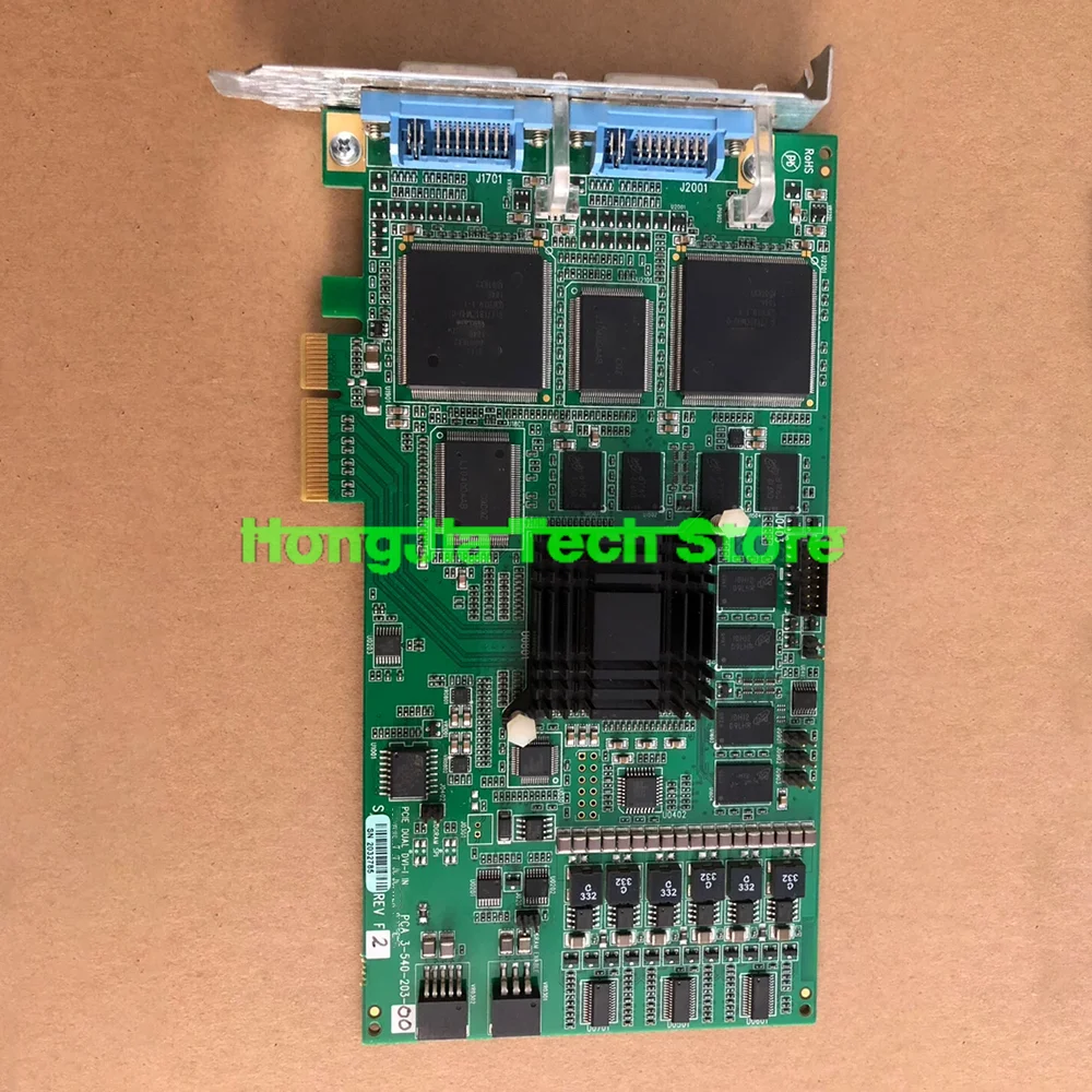 Perfect Work PCIE DUAL-DVI-1 IN PCA 3-540-203-00 Dual Channel Acquisition Card