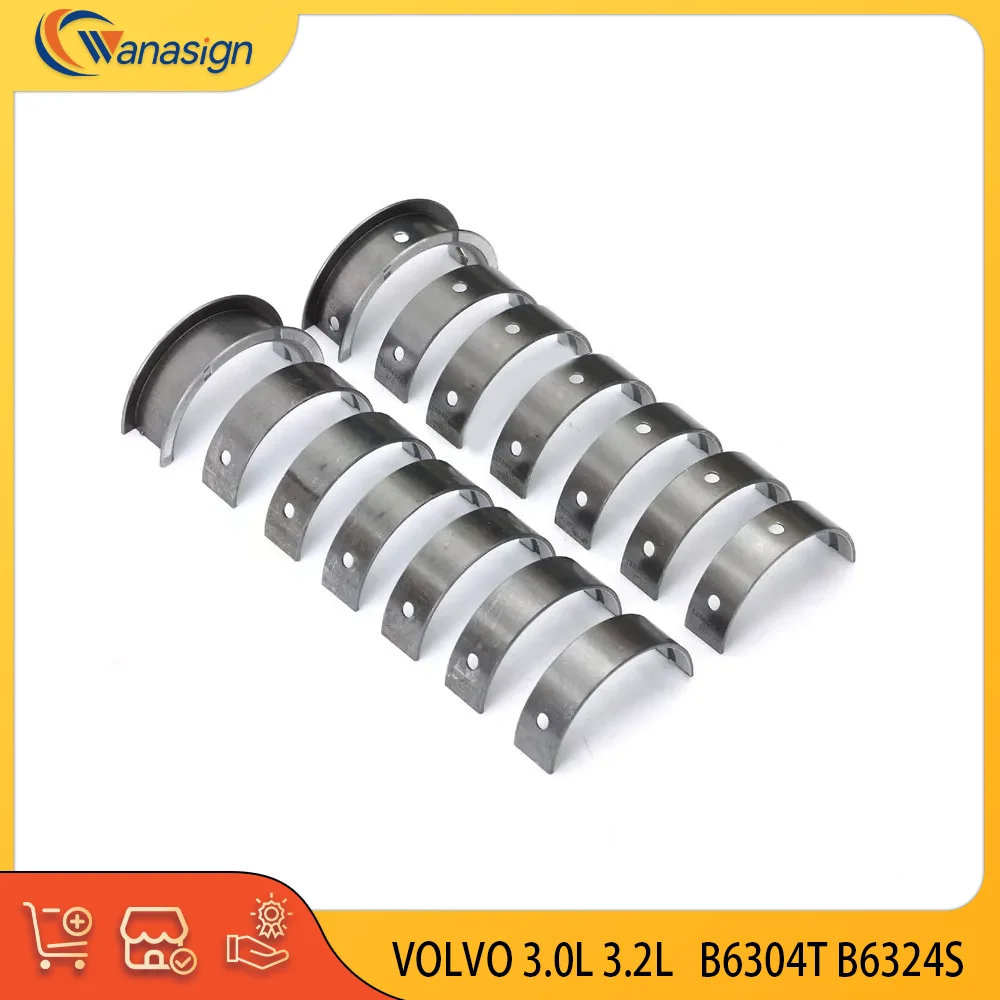 

AUTO ENGINE PARTS Crankshaft Main Bearings STD Set For Volvo S60 S80 XC90 3.0 3.2 T6 B6304T B6324S 2007-2017