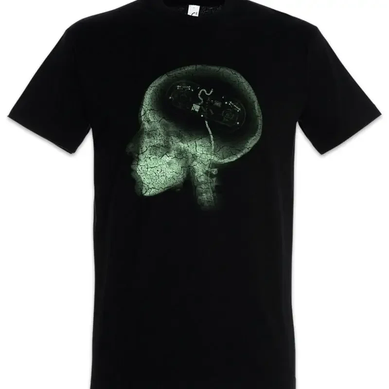 Gamer Brain T Shirt Computer Science Scientist Gaming Games Fun Geek Nerd