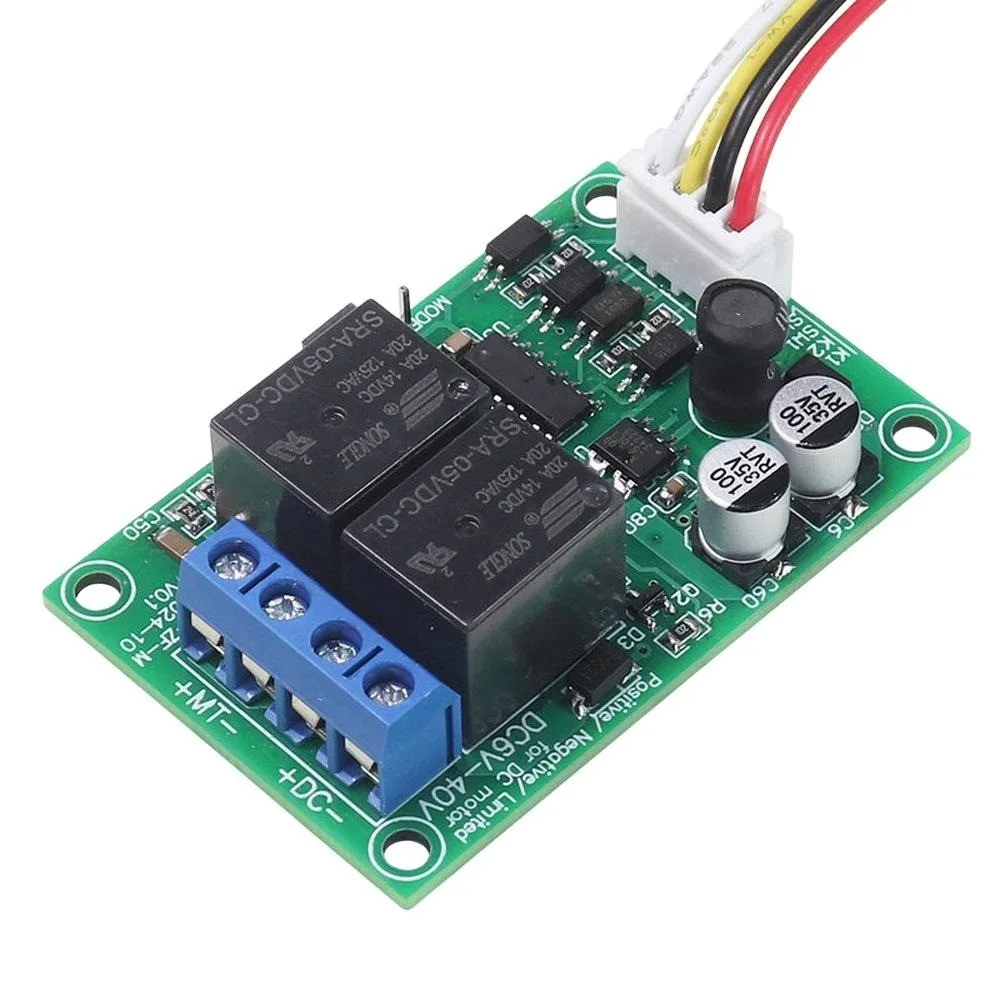DC6-40V Motor Forward Reverse Controller 4A Relay Drive Lifting Control Module 6V 12V 24V Motor Speed Direction Control Board