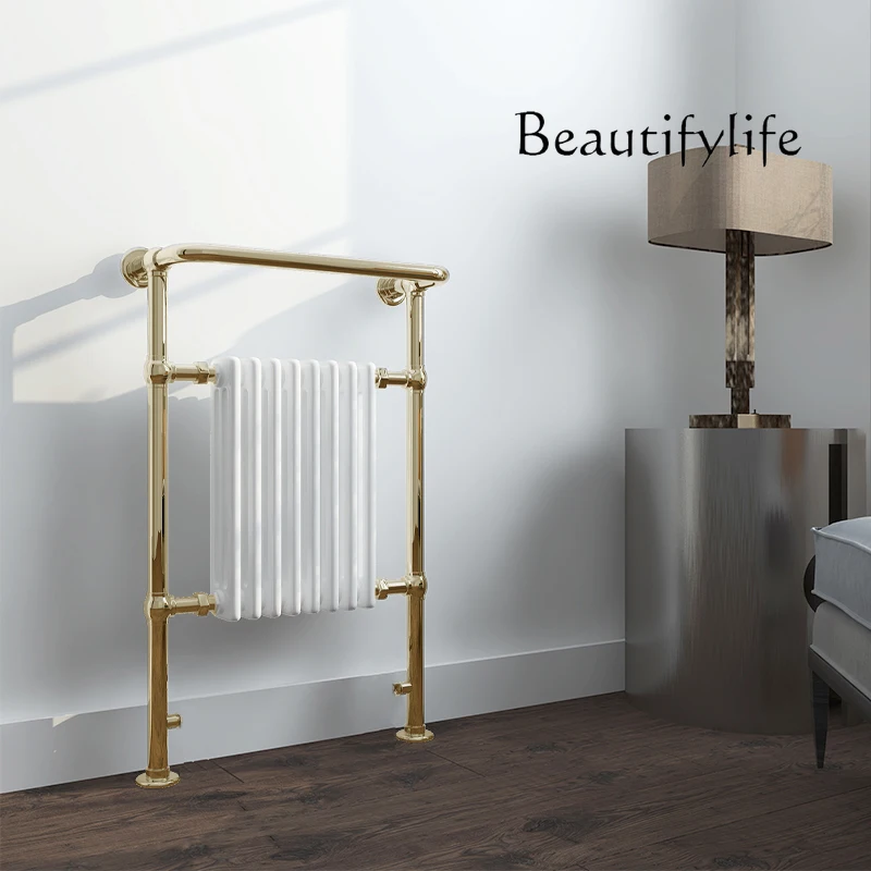 

Bathroom retro towel towel rack British low carbon steel household bathroom simple