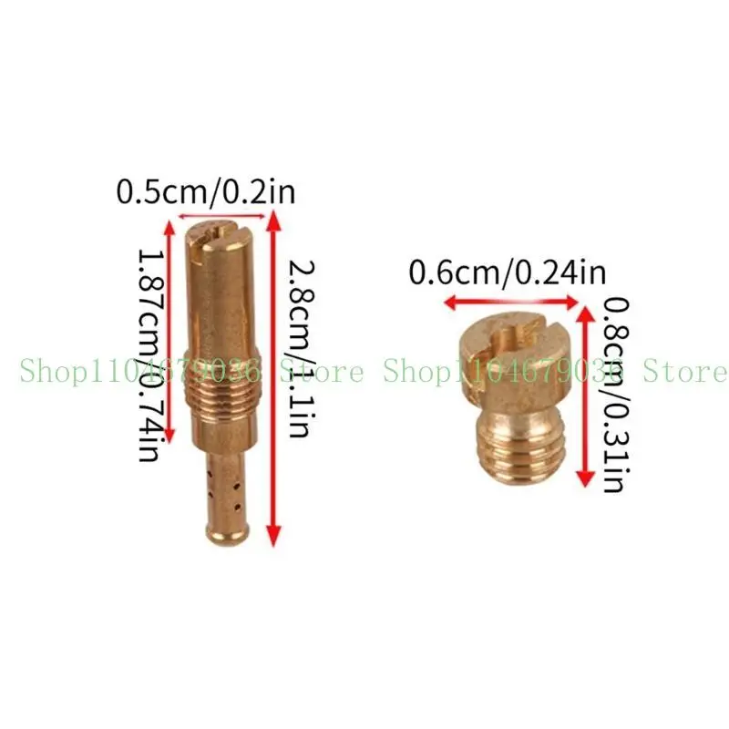652F CARBURATOR PRINCIPAL JETO SLOT 10PCS JETS PRINCIPAIS E 10PCS SLOW JET