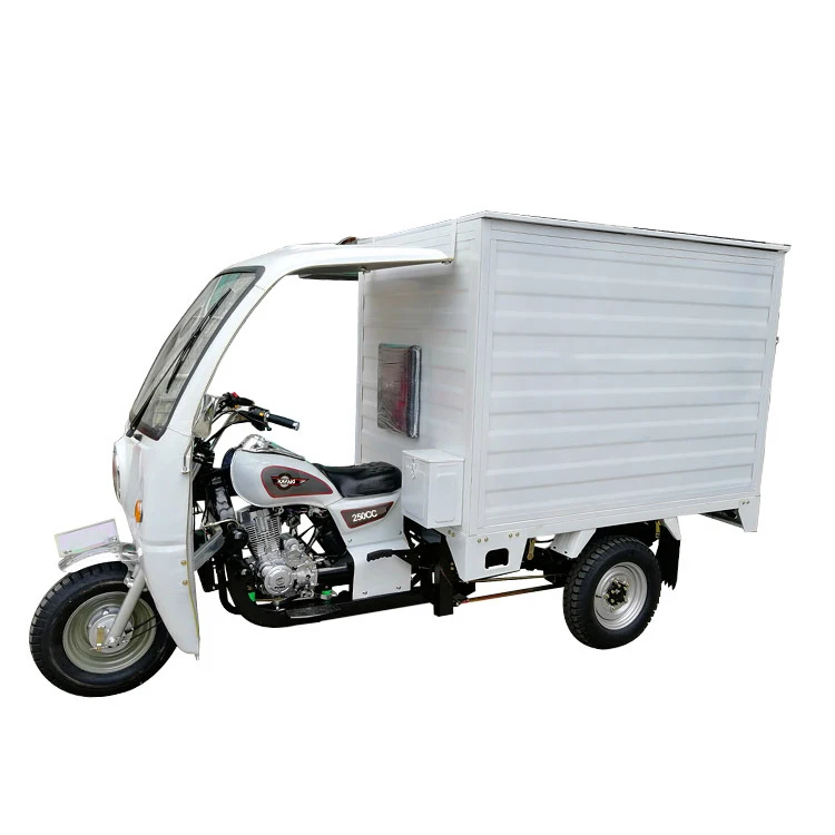 

Closed Cargo Container 200Cc 250C Fuel Oil Tricycle Deployable Tricycle Loading And Unloading Vehicle Weight Other Motor custom