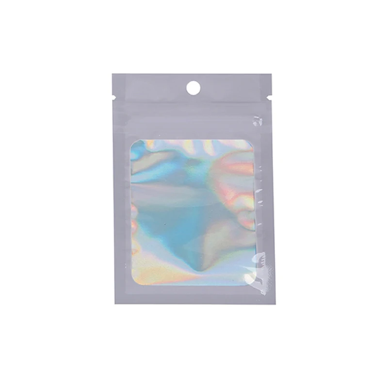 50 قطعة الملونة قوية زيبلوك الحقيبة البلاستيكية الذاتي ختم الكيس البريدي سستة قفل أكياس أساور قلادة خاتم تغليف المجوهرات #4