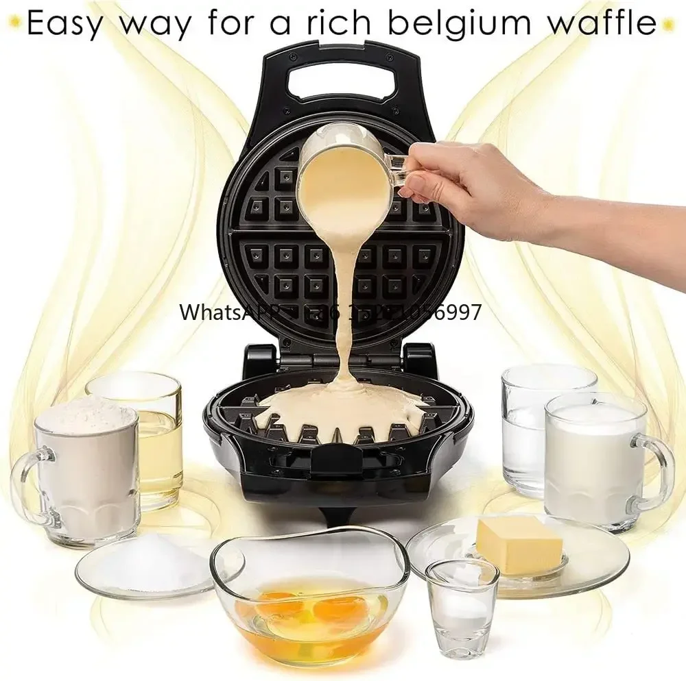 

Plates 8 Slices Dual Waffle Rotating Manufacturer Waffle Maker 2-Layer Commercial Belgian Waffles Maker Non Stick