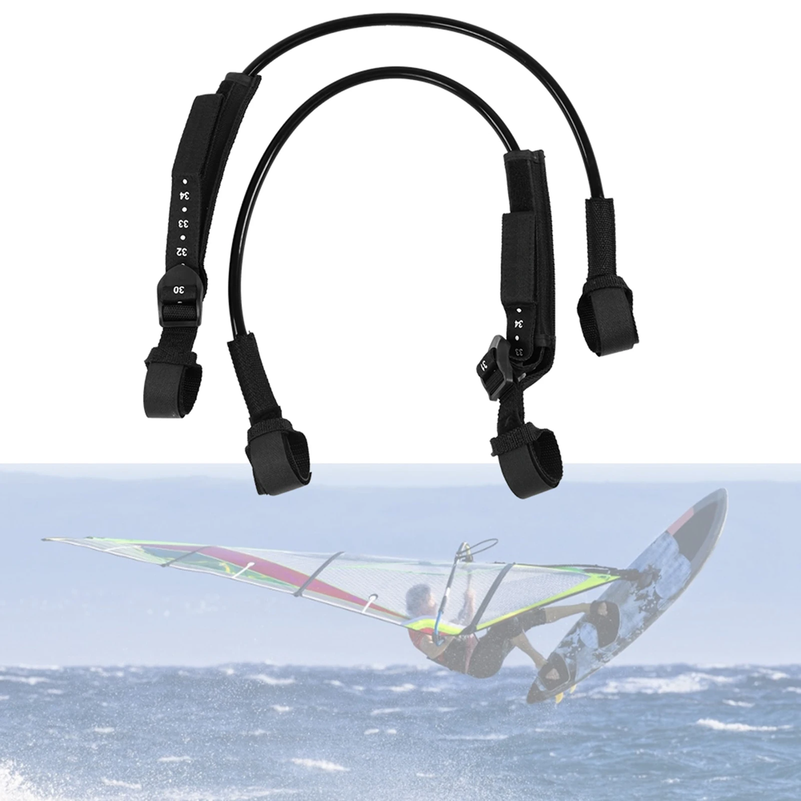 2 STUKS 28-34 inch Zwart Verst - Surfboard Leash recensie en prijs