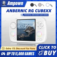 ANBERNIC-consola de juegos portátil RG CUBEXX, pantalla IPS de 3,95 pulgadas, sistema Linux, salida de vídeo, WiliWili Online Play, lector de libros electrónicos RGCUBEXX