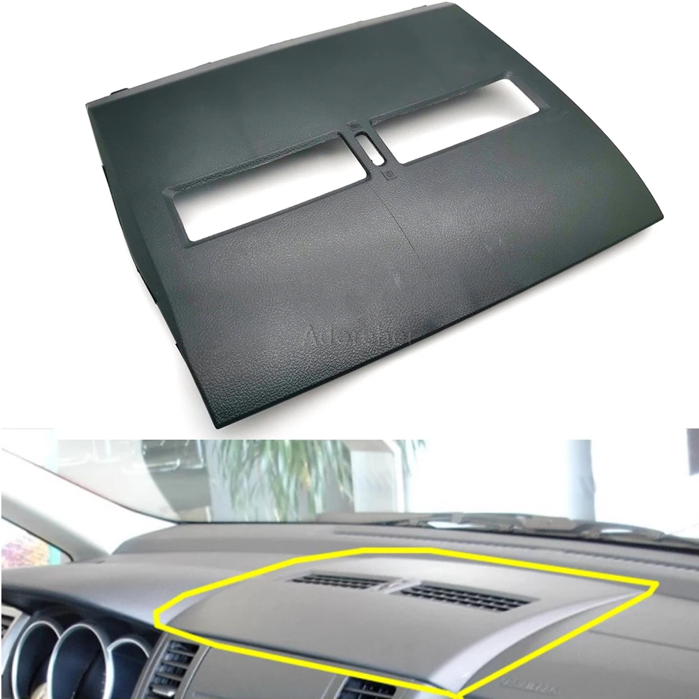 

Compatible for Nissan Tiida 2005 2006 2007 2008 2009 2010 2011 Car Air Conditioning Vents Center Dashboard Vent Trim