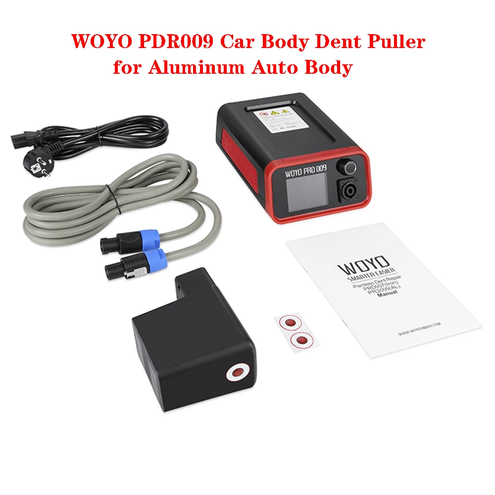 

WOYO PDR009 1500W Car Body Dent Puller Dent Quick Repair Machine for Aluminum Magnetic Induction Heater Hot Box Streak Light